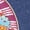 HEATHER NAVY, variant on Candy Land - Castle - Girls Fitted Short Sleeve T-Shirt