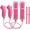 Pink, variant on Motion Plus Wii Controllers 2Packs with Nunchucks, Wii Remote Controllers Compatible for wii and Wii U with Built in Motion Plus