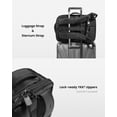 thumbnail image 5 of tomtoc Travel Backpack 28L, TSA Friendly Flight Approved Carry-on Luggage, Personal Item Travel Bag, Water-resistant Lightweight Business Rucksack, Durable Bag Fits 16 Inch Laptop, 5 of 11