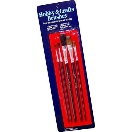Wooster F5105 Assortment Artist Paint Brush Set, 5 Pieces