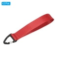 thumbnail image 3 of Unique Bargains Wrist Lanyard for Keys, Wristlet Strap Key Chain Holder for Outdoors, Red 2 Pack, 3 of 5