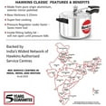 thumbnail image 3 of HAWKINS脙炉脗驴脗陆Classic CL50 5-Liter New Improved Aluminum Pressure Cooker, Small, Silver, 3 of 7