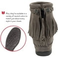 thumbnail image 3 of Minnetonka Women's Back-Zip Boot,GREY,8 M US, 3 of 7