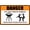 Warning Sign 4, variant on Danger Stay Away from My Barbeque Sign - 8"x12" Aluminum Tin Wall Decor Gift Sign, Serious Injury Or Death May Occur, Backyard BBQ, Outdoor Grill