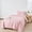 Pink, variant on Ultra Skin Friendly Washed Summer Quilt, Breathable Cooling Air Conditioner Blanket, Reinforced Stitched Durable Bed Cover, for Indoor Bedroom Leisure Travel All Season Sleeping Arrangement