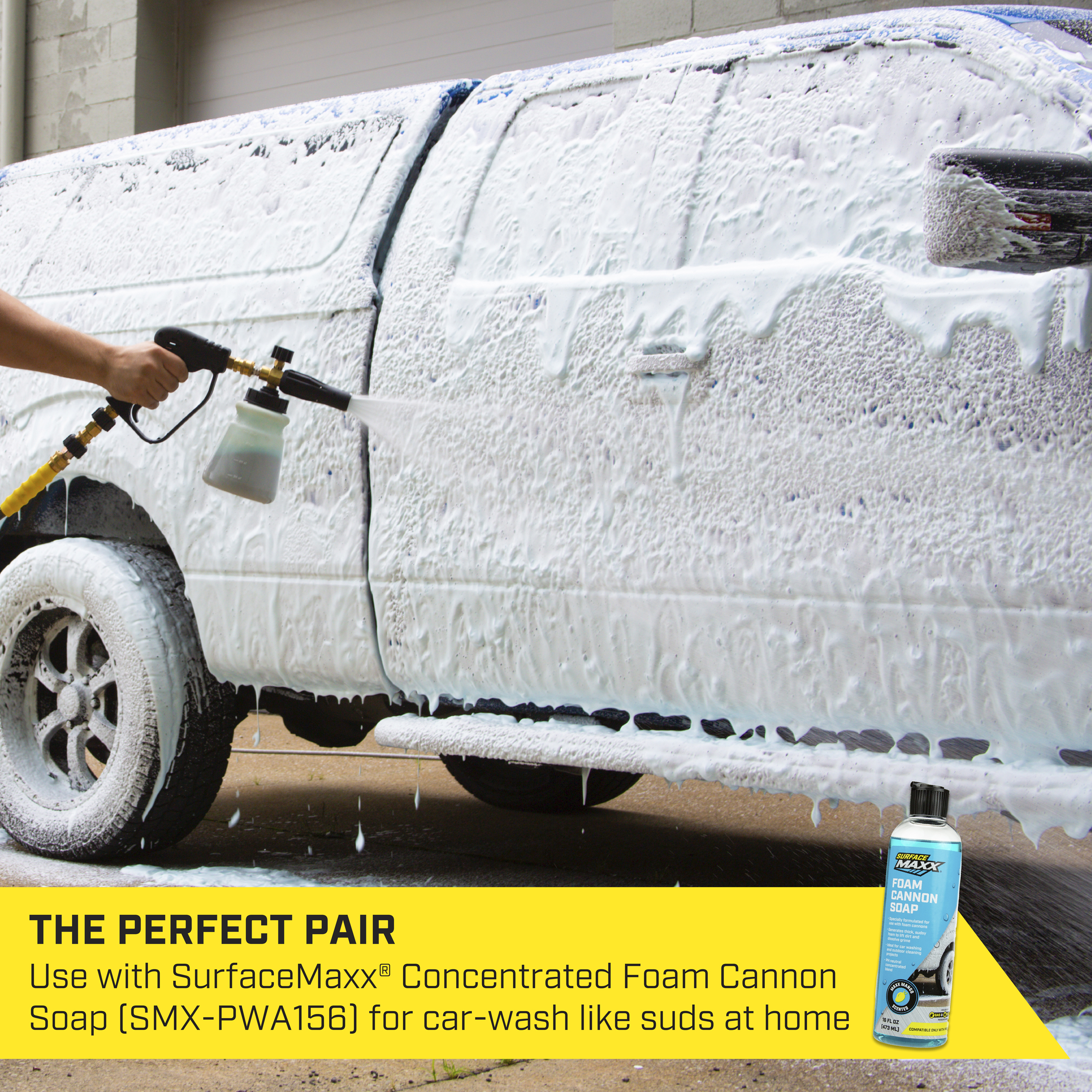 SurfaceMaxx Wide Mouth Foam Cannon