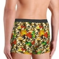 thumbnail image 4 of Rateoe Kittens With Maple Leaves Mens Boxer Briefs Poly Spandex Performance Boxer Briefs Underwear Hem Boxer Briefs - Medium, 4 of 8