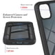 thumbnail image 5 of ZHAOCHENG 1 paquete para iPhone 13 Pro Max de 6,7 pulgadas con protector de pantalla antirrayas incorporado, cobertura de teléfono resistente de cuerpo completo de 360 grados, parte trasera transparen, 5 of 5