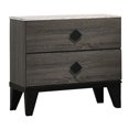 thumbnail image 4 of Madelyn Walnut 4pc Eastern King Bedroom Set with Faux Marble Tops, 4 of 7