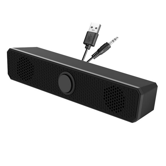 Computer Speakers for Desktop Desktop Speaker Computer Desktop Speaker Built-In Volume Knob Wired Connection Suitable for Desktop Computers and Laptops Noise Reduction Technology