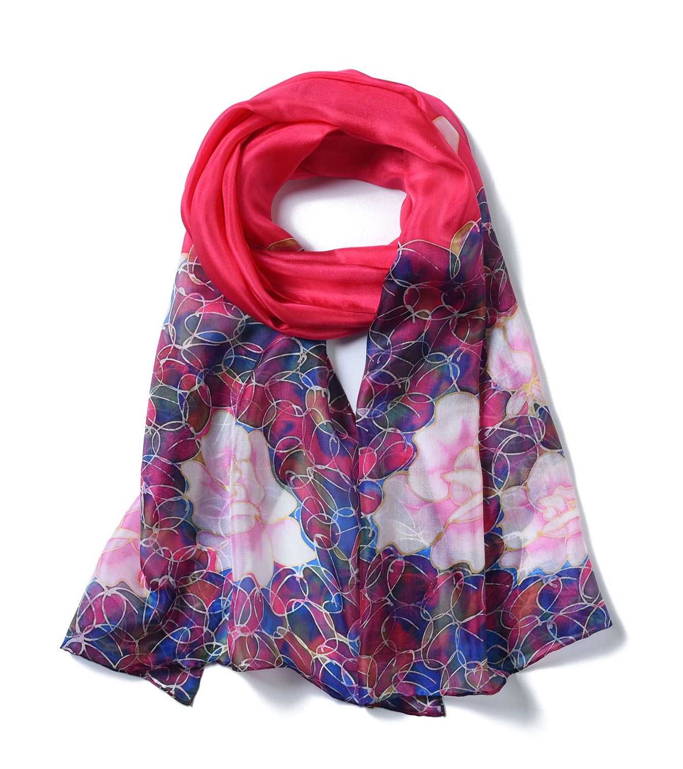 Satin Square Silk Feeli seamless hand drawn exotic vector pattern Fashion Pattern silk scarf for Women/Mens Necktie Bandanas 