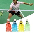 thumbnail image 3 of Badminton Shuttlecocks 12-pack Colorful Birdies Balls High Speed Badminton Balls with Great Durability Stability Suitable for Indoor Outdoor Sports Training&nbsp;, 3 of 6