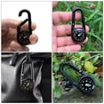 thumbnail image 6 of Raindrops 2Pcs Black Zinc Alloy Compass for Hiking and Camping Gear, 6 of 8