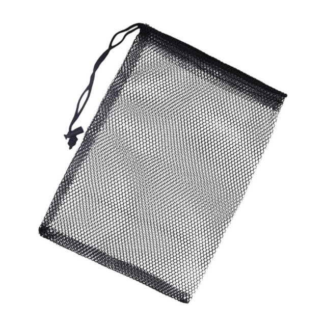 Bolsa de malla para pelotas de golf, bolsa con cordón, accesorios, almacenamiento resistente, red deportiva portátil Sostenga 15 pelotas