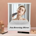 thumbnail image 2 of PEACNNG 2025 Nouveau Miroir Anti-Retour 2025 Nouveau Vrai Miroir Anti-Retour Angle de Vision de Précision en Verre Réflexion de l'Image Réelle Réflexions Réelles Miroir Anti-Retour pour Coiffeuse & Beauté, 2 of 8