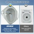 thumbnail image 6 of Kohree 5.3 Gal 20L Portable Toilet with Washing Sprayer for Adults with Diagonal Enlargerd Bowl Seat and Phone Stand for RV Travel Camping Indoor & Outdoor, 6 of 16