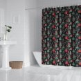 thumbnail image 2 of Dark Christmas Tree and Gift Pattern Shower Curtain 72"x84" ,Bathroom Decorative Shower Curtains Set with 12 Hooks,Modern Waterproof Washable Shower Curtain, 2 of 6