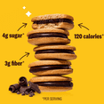 thumbnail image 2 of Rip Van Keto Dark Chocolate Fudge Cookies, Low Sugar, Healthy Snack, 2 Packs (18 Count), 2 of 8