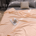 thumbnail image 2 of AUQ Blanket Solid Color Twin Blanket 100% Cotton Cooling Blanket,Dark Yellow, 2 of 4