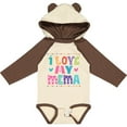 thumbnail image 3 of Inktastic I Love My Mema Grandchildren Girls Long Sleeve Baby Bodysuit, 3 of 5