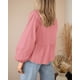thumbnail image 2 of Blusa para Mujer PRETTYGARDEN Rosa con Lazo y Mangas Largas XL, 2 of 8