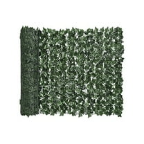 Darzheoy Artificial Ivy Privacy Fence Screen 19.7"x19.7", Faux Ivy Leaf Artificial Hedges Fence, Greenery Wall Panel Decoration for Garden Balcony Patio Decor