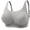 Gray, variant on 38 Ddd Bras for Women Push Up Wireless Comfortable Bra Full Coverage Supportive Backless Lightweight Bra Solid Bra