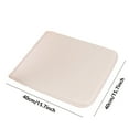 thumbnail image 2 of Kezqiaxn 2Pc Outdoor Chair Cushions 15.74Inch Sponge Patio Furniture Cushions Non-Slip Chair Mat Solid Color Student Seat Cushion Fart Cushion Beige, 2 of 3