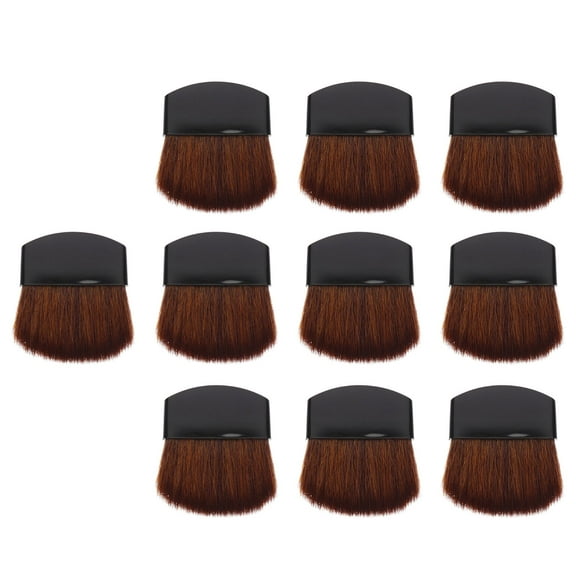 FRCOLOR 10 Pcs Mini Brush Practical Brushes Fun Painting Brushes 4X3cm Black