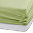 thumbnail image 2 of 600 TC 100% Nature Grown Cotton Solid Sage, Twin (36"x 72") Sleeper Sofa Sheet Set with 6 Inch Drop Length, 2 of 4