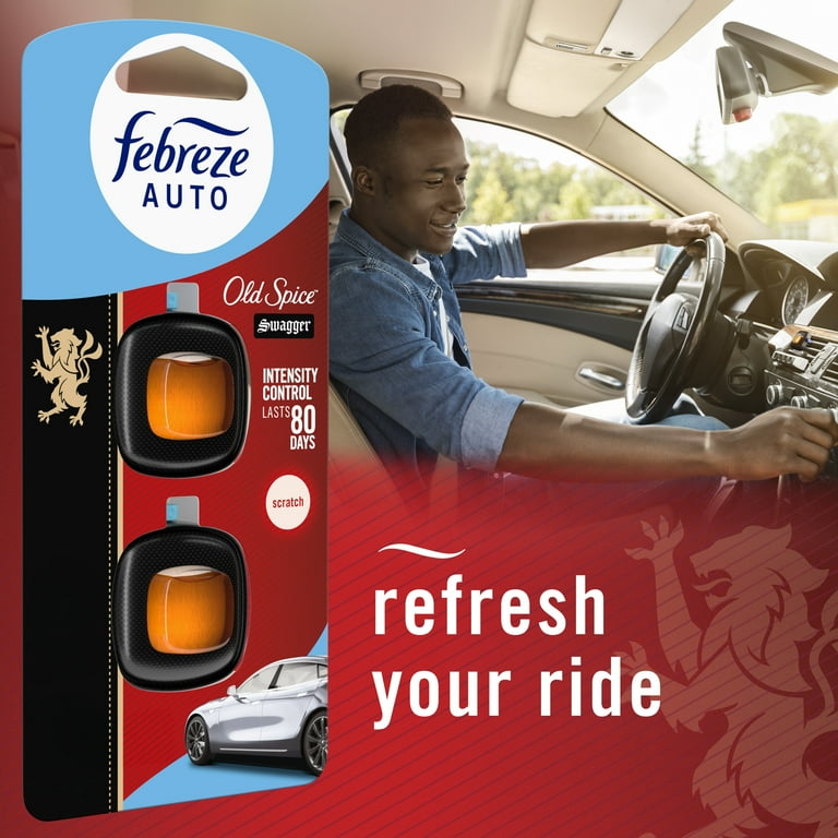 Febreze, Car Air Freshener, Old Spice Swagger, 2 Count - Walmart.com