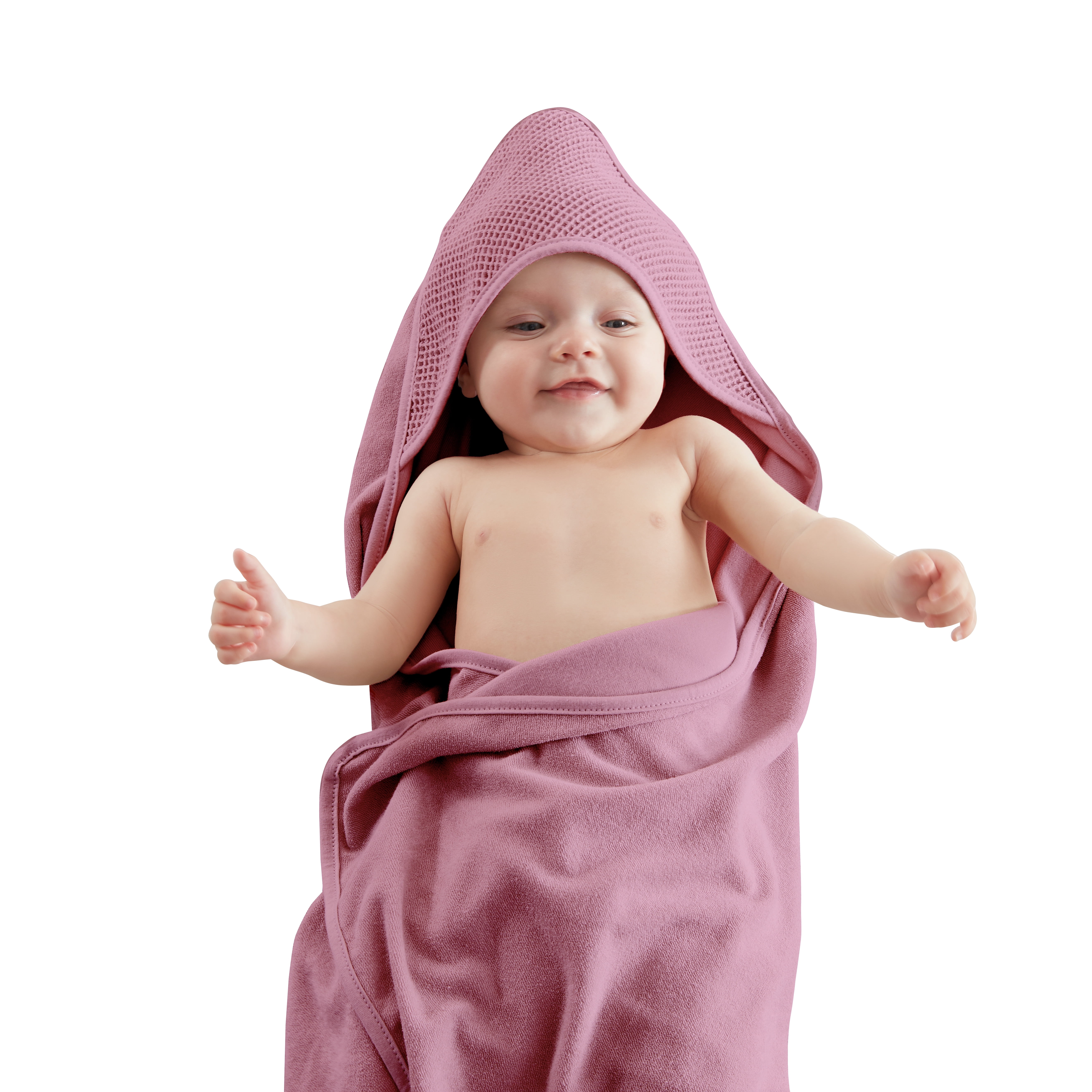 Parents Choice 30 x 30 Hooded Towel, Girl, 3 Pack