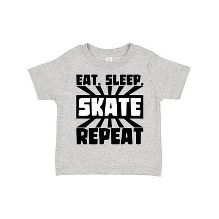 

Inktastic Eat Sleep Skate Repeat Gift Toddler Boy or Toddler Girl T-Shirt