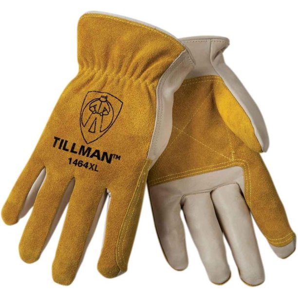 Guantes divididos Tillman 1464 de piel de vacuno Top Grain XL