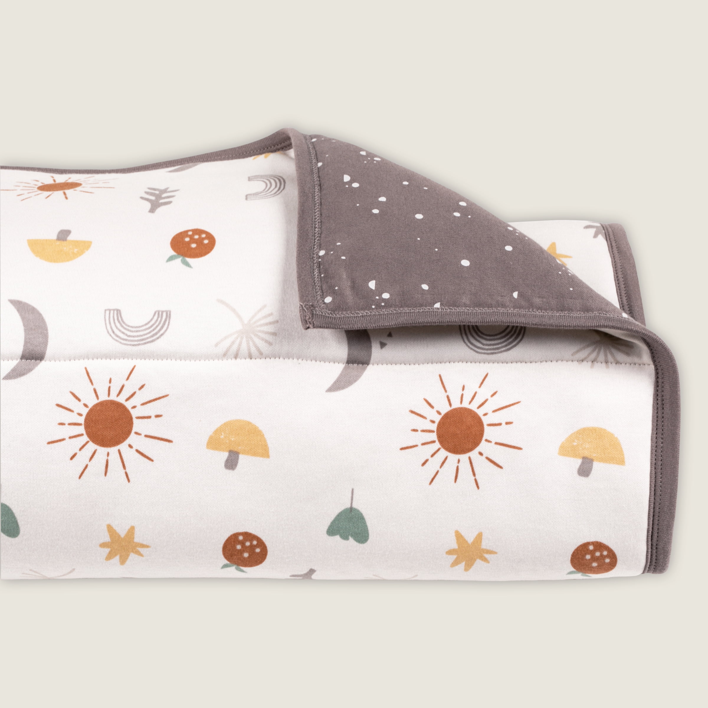 Little Star Organic Cotton Toddler Quilt, Toddler Bed, Unisex, Reversible