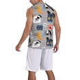 thumbnail image 2 of Naloa Dog Basketball Jersey Reversible Men's Mesh Athletic Sports Shirts Training Practice S-4XLLarge, 2 of 6
