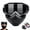 Black lenses, variant on Detachable Full Face Goggle Mask with Adjustable Strap and PC Lens for Cycling and Outdoor Riding