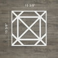 thumbnail image 2 of Medium Buxton Decorative Fretwork Wall Panels in Architectural Grade PVC, 2 of 10