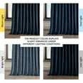 thumbnail image 3 of Half Price Drapes Eternal Blue Extra Wide Heritage Plush Velvet Room Darkening Curtains (1 Panel), 100W X 120L, 3 of 10