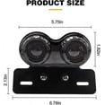 thumbnail image 2 of Motorcycle Led Tail Light Brake Turn Signal License Plate Holder, 2 of 5