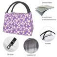 thumbnail image 4 of Fotbe Daisies Flowers Bolsa Térmica Portátil con Estampado, Bolsa de Entrega de Alimentos Aislada, Bolsa Reutilizable de Gran Capacidad para Comidas y Supermercado, 4 of 6