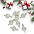 thumbnail image 2 of Northlight 8-Count Champagne Shatterproof Finial Christmas Ornaments, 4.75", 2 of 5