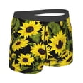 thumbnail image 3 of Kll Sunflowers In Vintage Men'S Cotton Boxer Briefs Underwear-X-Large, 3 of 9