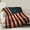 American Flag, variant on Pug Blanket Gifts for Women Mom Wife Girls Boys Birthday Christmas Valentine Presents Cute Pug Print Theme Decor Home Bedroom Living Room Couch Sofa Kids Adults Soft Cozy Plush Flannel Throws 60"x50"