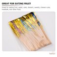 thumbnail image 4 of Miangastore Wood Fruit Sticks Assorted Color Summer Pool Party 100Pcs 9.1X0.08X0.08in, 4 of 8