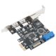 thumbnail image 3 of Palo de almacenamiento de unidad de memoria Flash USB 3,0 con carcasa de madera de arce ovalada con caja U disco de 64GB, 3 of 8