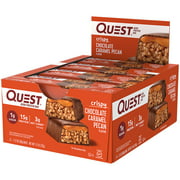 Best Low Carb Protein Bars - Quest Chocolate Caramel Pecan Hero Bar 12ct Review 
