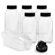 thumbnail image 1 of Botellas de plástico para especias, 6 x 1 L, con tapa negra, RoyalHouse, 1 of 7