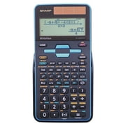Sharp Electronics Corp ELW535TGBBL Scientific Calculator - Black and Blue