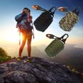 thumbnail image 1 of Porte-clés Mousqueton Paracord, Démarreur en Acier Inoxydable, Équipement de Survie Multi-Outils, Design Compact, pour Randonnée Camping, Kit d'Urgence, Équipement d'Aventure en Plein Air, YISHFHP,C, 1 of 4